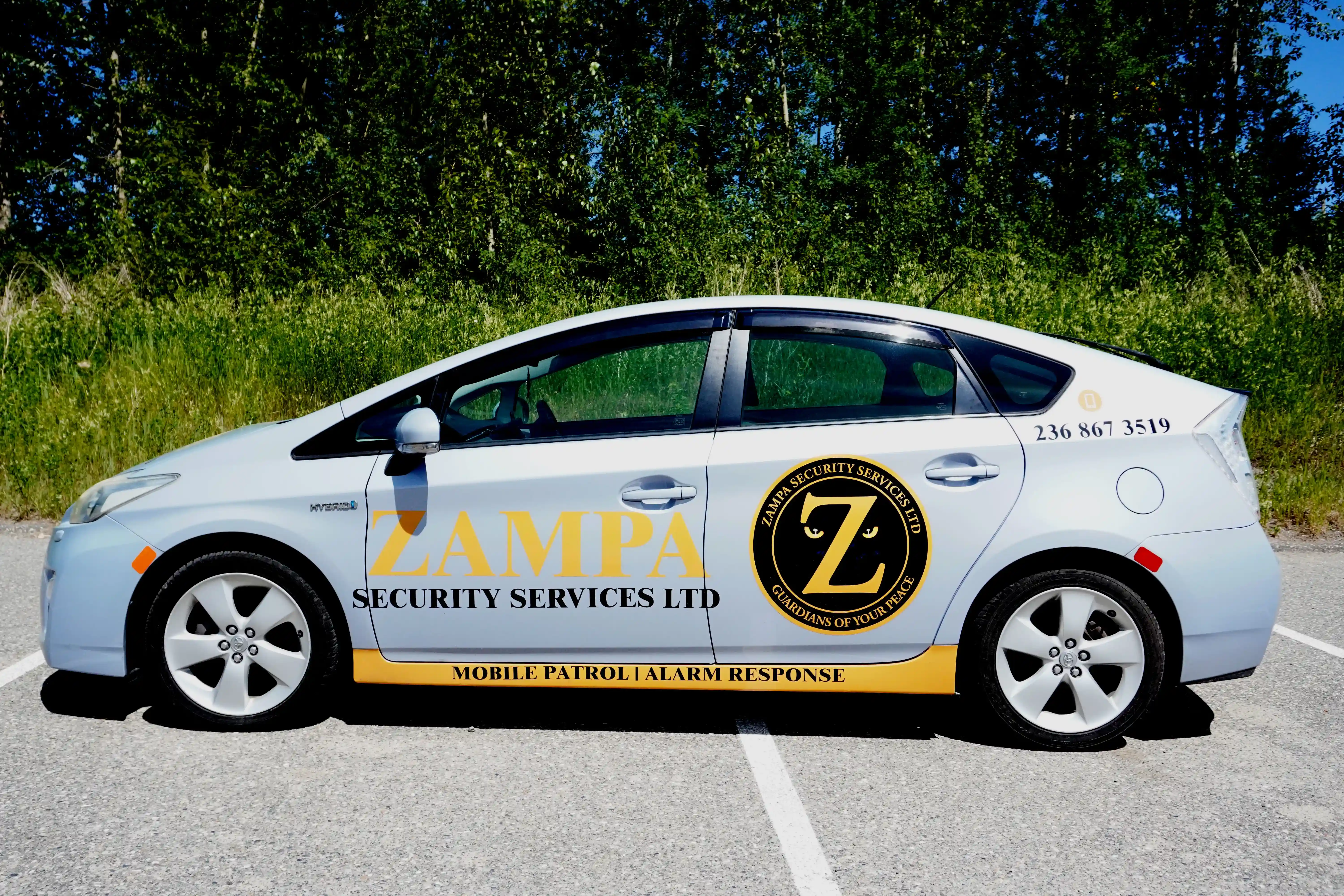 Security officer conducting patrol